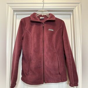 Columbia burgundy jacket size medium